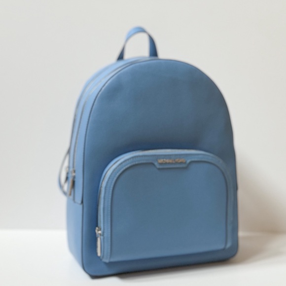 Michael Kors Jaycee Large Backpack Blue /Silver - Picture 4 of 13